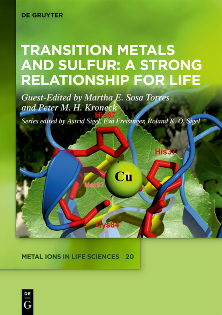 Cover image for Transition Metals and Sulfur – A Strong Relationship for Life ISBN 9783110588897